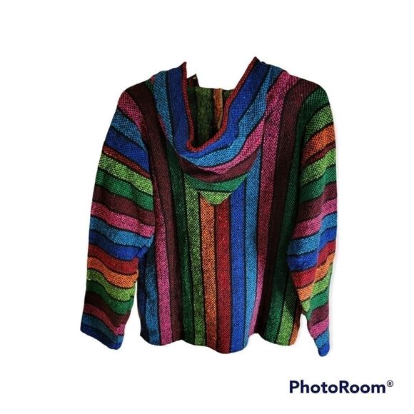 Vel-Mex Rainbow Boho Drug Rug Size Medium - Picture 4 of 6